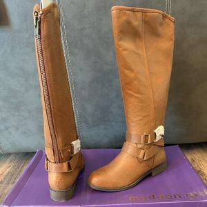 NWT! Madden Girl size 8 Corprel Cognac riding boot